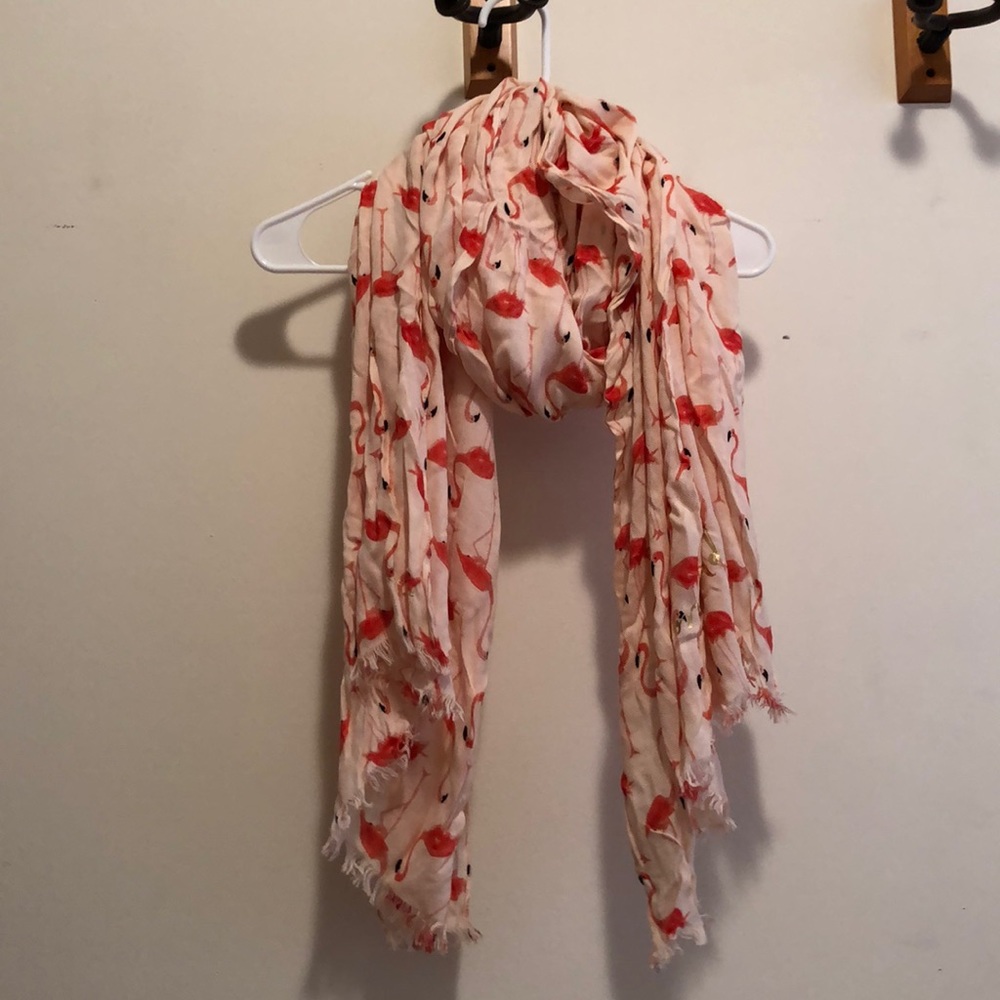 Kate Spade flamingo scarf